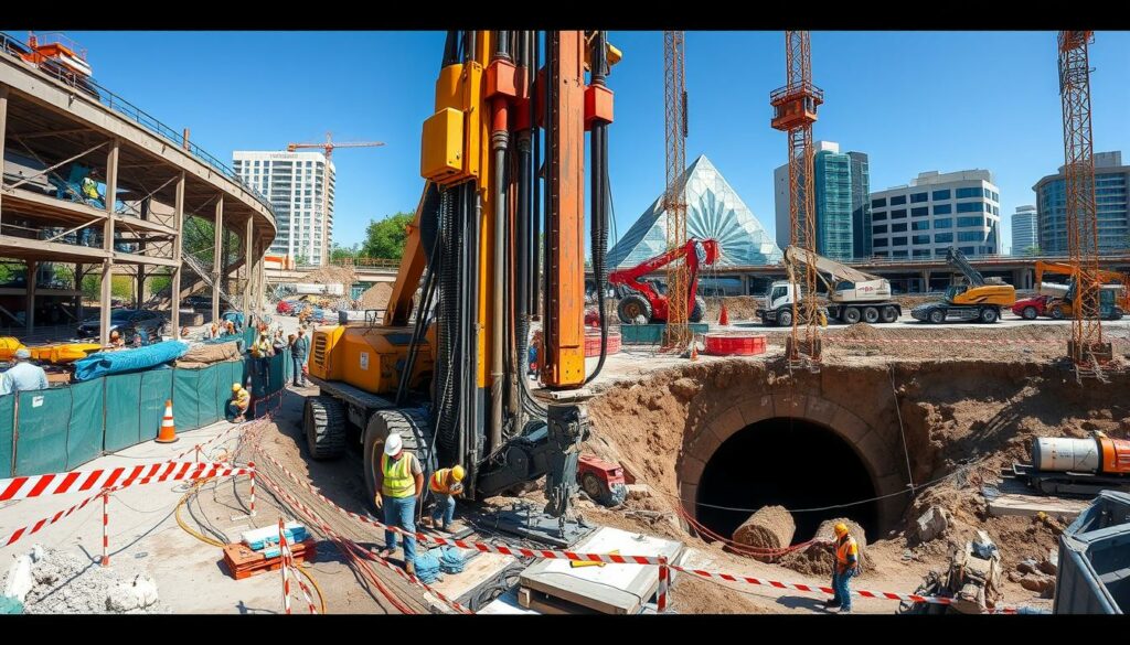 Jack and Drill construction site